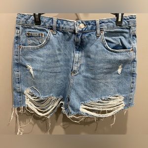 Topshop Moto Mom shorts